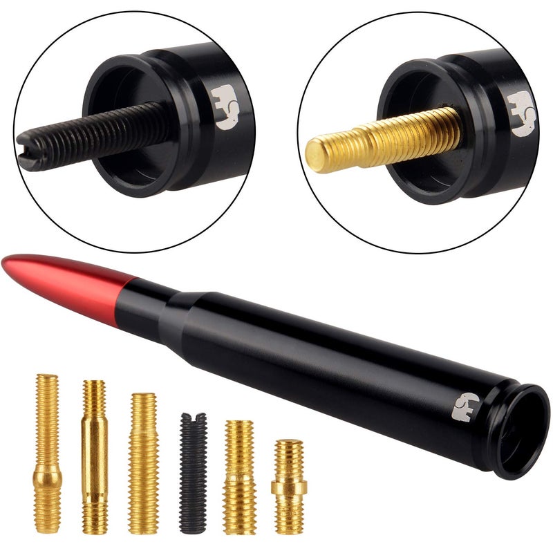 ONE250 50 Cal Caliber Bullet Style Antenna, Compatible with All Dodge RAM Trucks (RAM 1500, RAM 2500 or RAM 3500 1994-2024) - Designed for Optimized FM/AM Reception (Red) - Image 5